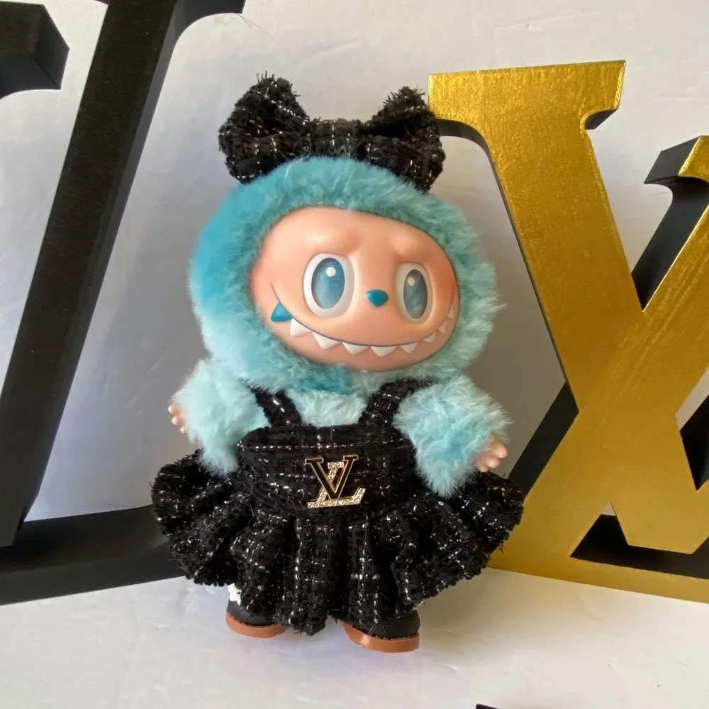 LV Dress with Bow Labubu Outfit FREE LV GIFT